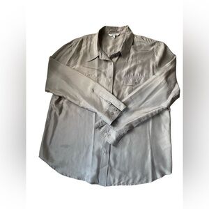 BB Dakota by Steve Madden Gray Button Down Shirt